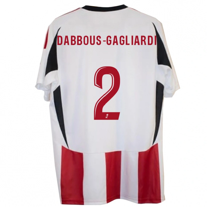 Danxen Dames Yanis Dabbous-Gagliardi #2 Rood Blauw Thuisshirt Thuistenue 2025/26 T-Shirt België