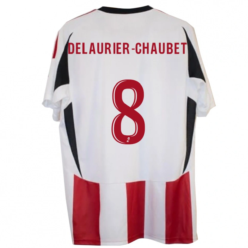 Danxen Dames Tom Delaurier-Chaubet #8 Rood Blauw Thuisshirt Thuistenue 2025/26 T-Shirt België