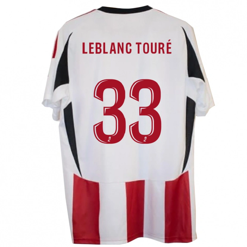 Danxen Dames Wolo Leblanc Touré #33 Rood Blauw Thuisshirt Thuistenue 2025/26 T-Shirt België