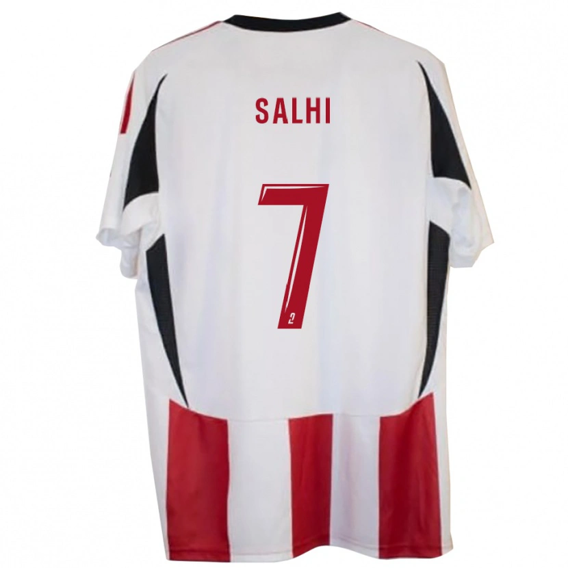 Danxen Dames Qays Salhi #7 Rood Blauw Thuisshirt Thuistenue 2025/26 T-Shirt België