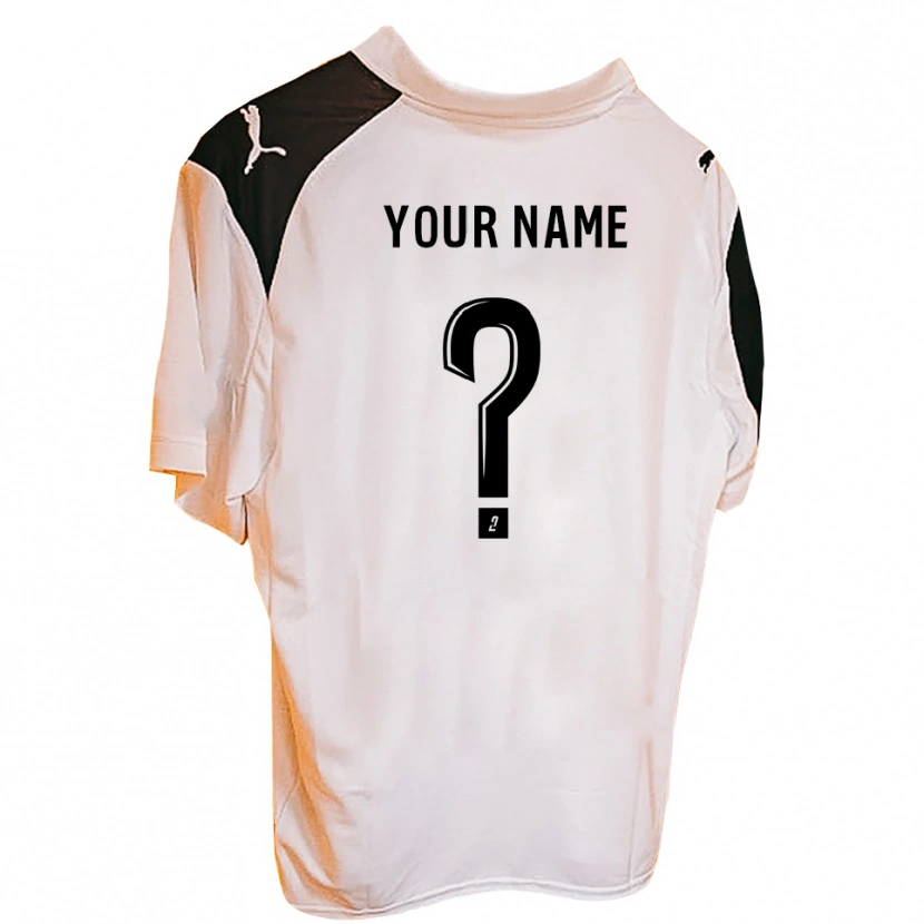 Danxen Dames Uw Naam #0 Zwart Wit Thuisshirt Thuistenue 2025/26 T-Shirt België