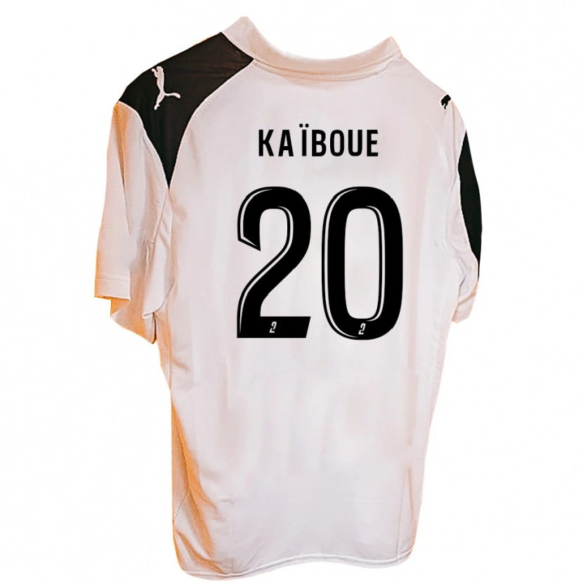 Danxen Dames Kylian Kaïboue #20 Zwart Wit Thuisshirt Thuistenue 2025/26 T-Shirt België
