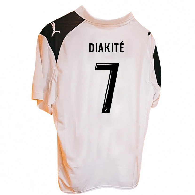 Danxen Dames Lassina Diakité #7 Zwart Wit Thuisshirt Thuistenue 2025/26 T-Shirt België