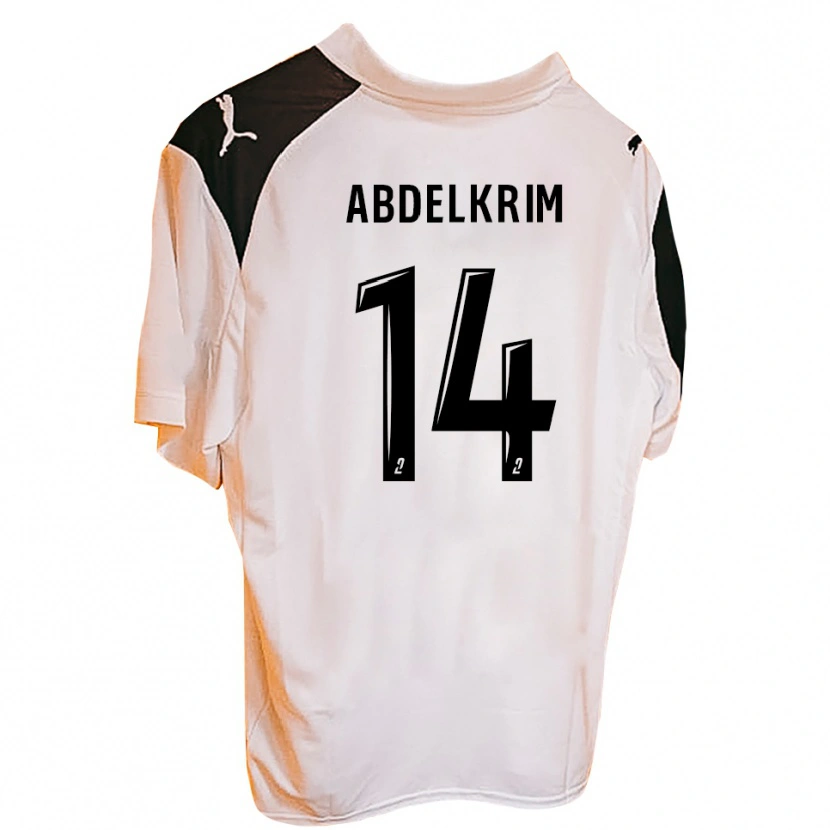 Danxen Dames Iliès Abdelkrim #14 Zwart Wit Thuisshirt Thuistenue 2025/26 T-Shirt België