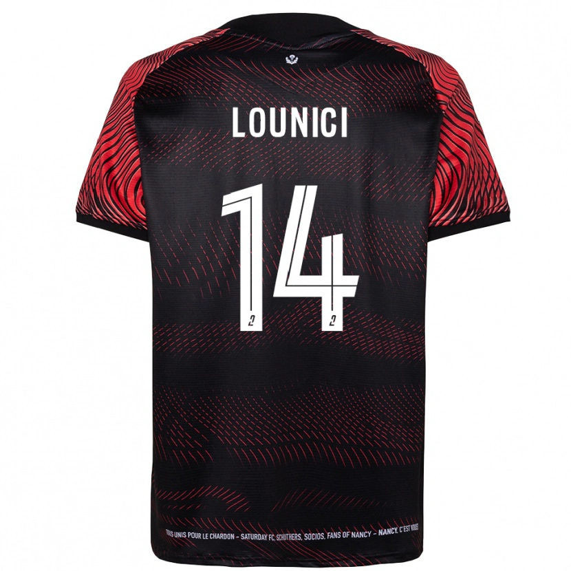 Danxen Dames Mohand Lounici #14 Wit Rood Thuisshirt Thuistenue 2025/26 T-Shirt België