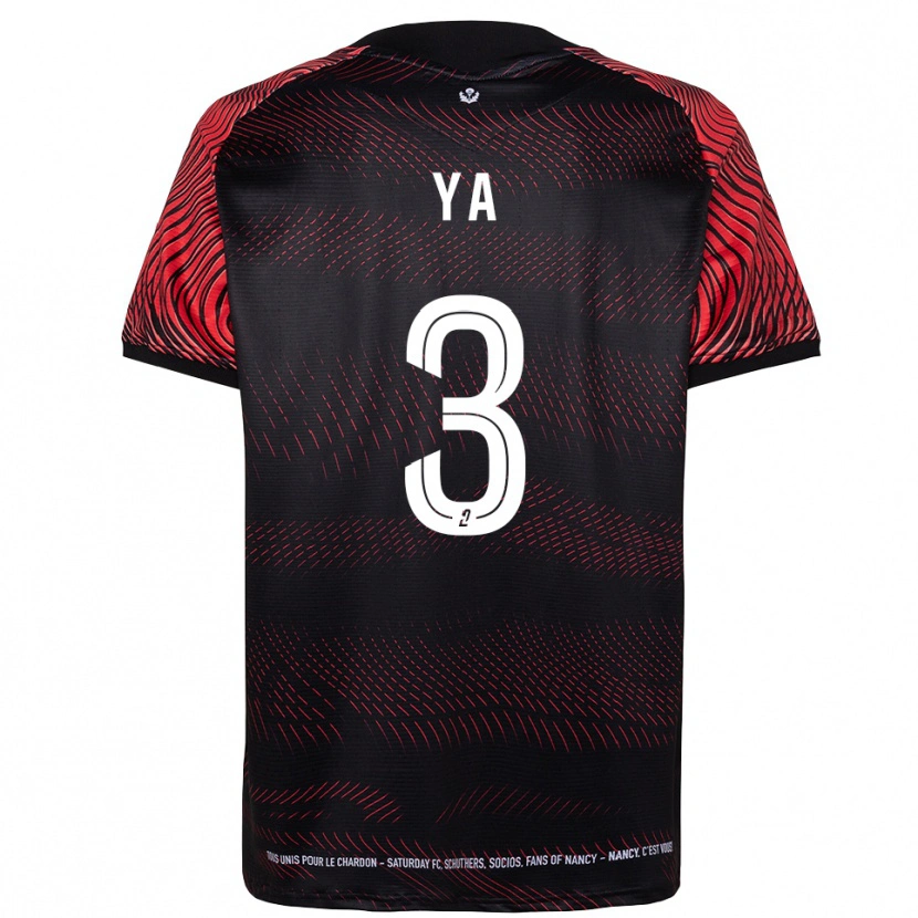 Danxen Dames Noah Ya #3 Wit Rood Thuisshirt Thuistenue 2025/26 T-Shirt België