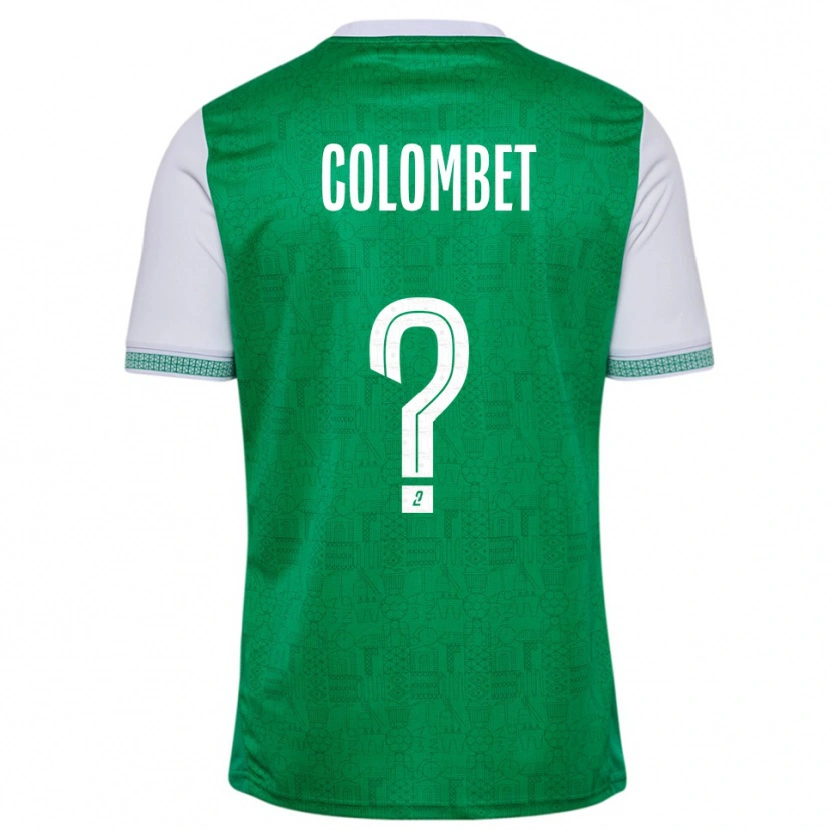 Danxen Dames Alexis Colombet #0 Groen Wit Thuisshirt Thuistenue 2025/26 T-Shirt België