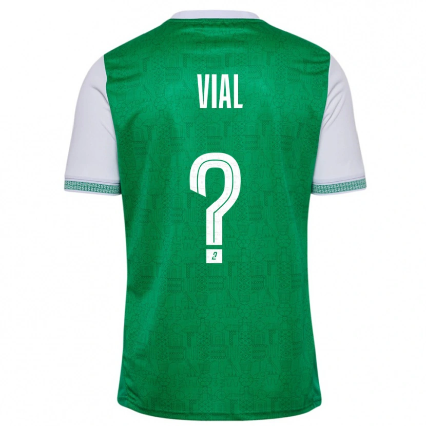 Danxen Dames Lorik Vial #0 Groen Wit Thuisshirt Thuistenue 2025/26 T-Shirt België