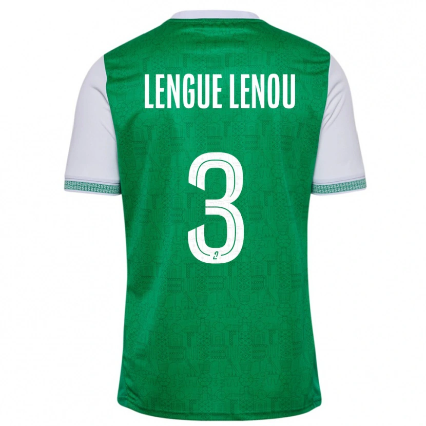 Danxen Dames Maxime Lengue Lenou #3 Groen Wit Thuisshirt Thuistenue 2025/26 T-Shirt België