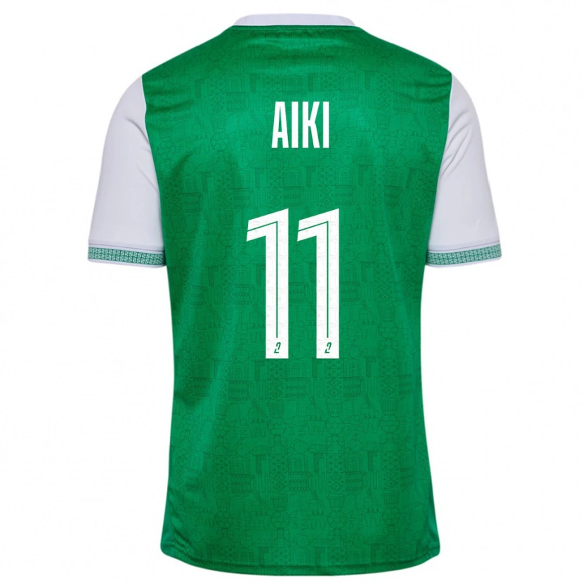 Danxen Dames Ayman Aiki #11 Groen Wit Thuisshirt Thuistenue 2025/26 T-Shirt België