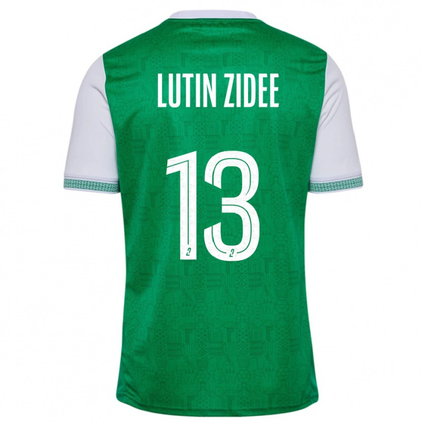 Danxen Dames Medhy Lutin Zidee #13 Groen Wit Thuisshirt Thuistenue 2025/26 T-Shirt België