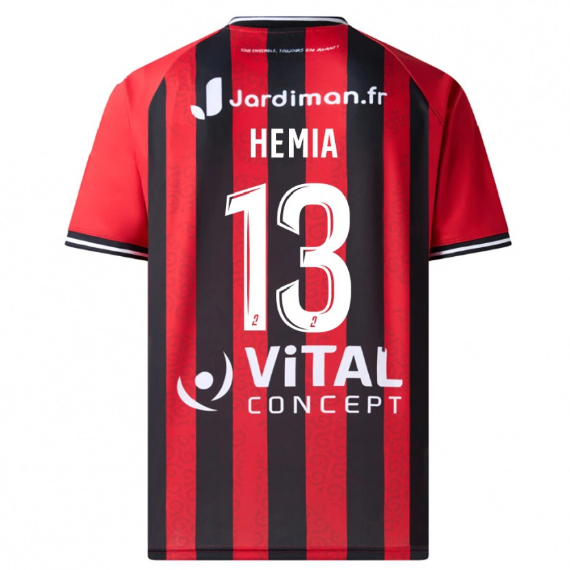 Danxen Dames Amine Hemia #13 Rood Zwart Thuisshirt Thuistenue 2025/26 T-Shirt België