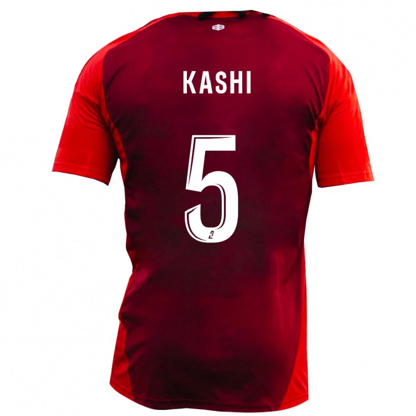 Danxen Dames Ahmed Kashi #5 Rood Bourgondië Thuisshirt Thuistenue 2025/26 T-Shirt België