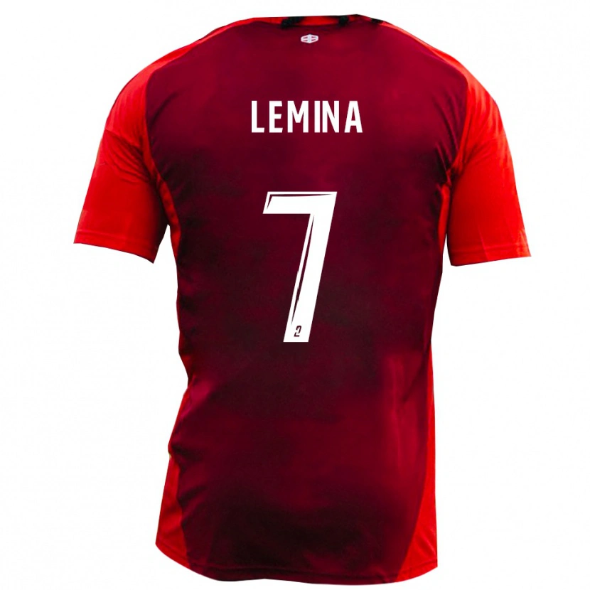 Danxen Dames Noha Lemina #7 Rood Bourgondië Thuisshirt Thuistenue 2025/26 T-Shirt België