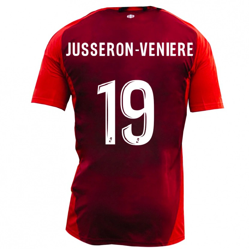 Danxen Dames Kilyan Jusseron-Veniere #19 Rood Bourgondië Thuisshirt Thuistenue 2025/26 T-Shirt België