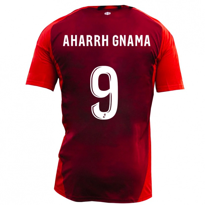 Danxen Dames Adji Joel Aharrh Gnama #9 Rood Bourgondië Thuisshirt Thuistenue 2025/26 T-Shirt België