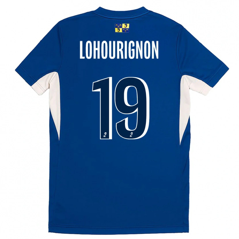 Danxen Dames Ndeye Lohourignon #19 Blauw Marine Thuisshirt Thuistenue 2025/26 T-Shirt België