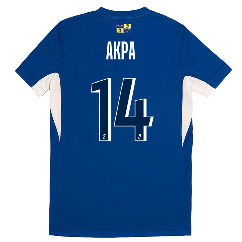 Danxen Dames Mara Akpa #14 Blauw Marine Thuisshirt Thuistenue 2025/26 T-Shirt België
