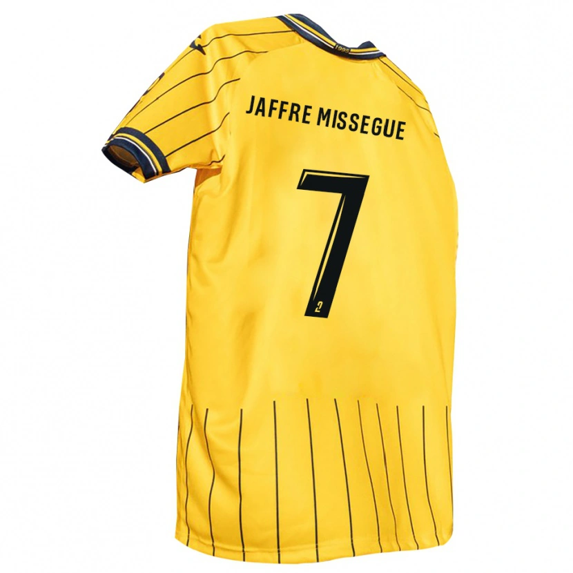Danxen Dames Lenny Jaffre Missegue #7 Geel Marine Thuisshirt Thuistenue 2025/26 T-Shirt België