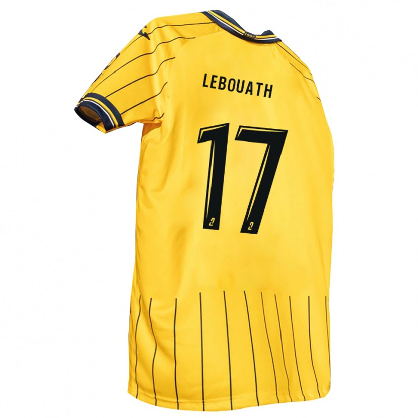 Danxen Dames Salif Lebouath #17 Geel Marine Thuisshirt Thuistenue 2025/26 T-Shirt België
