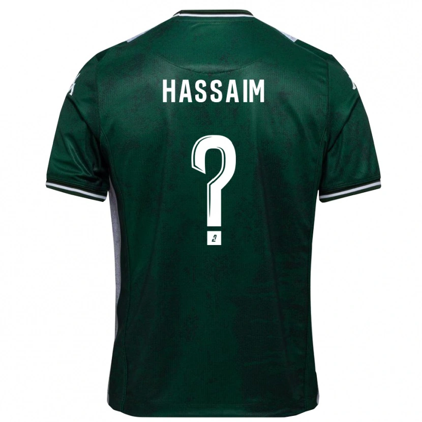 Danxen Dames Melwane Hassaim #0 Groen Wit Thuisshirt Thuistenue 2025/26 T-Shirt België