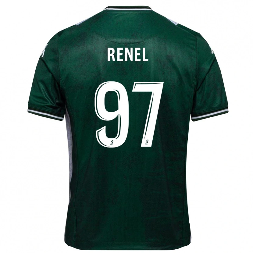 Danxen Dames Samuel Renel #97 Groen Wit Thuisshirt Thuistenue 2025/26 T-Shirt België