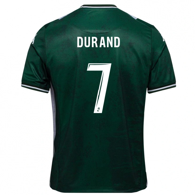 Danxen Dames Damien Durand #7 Groen Wit Thuisshirt Thuistenue 2025/26 T-Shirt België