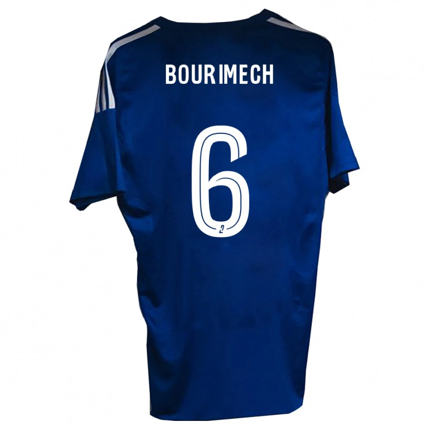 Danxen Dames Ilyes Bourimech #6 Blauw Wit Thuisshirt Thuistenue 2025/26 T-Shirt België