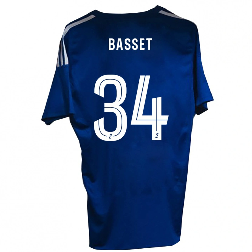 Danxen Dames Donovan Basset #34 Blauw Wit Thuisshirt Thuistenue 2025/26 T-Shirt België