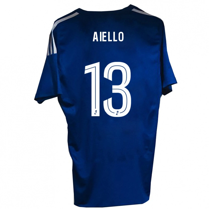 Danxen Dames Nicolas Aiello #13 Blauw Wit Thuisshirt Thuistenue 2025/26 T-Shirt België