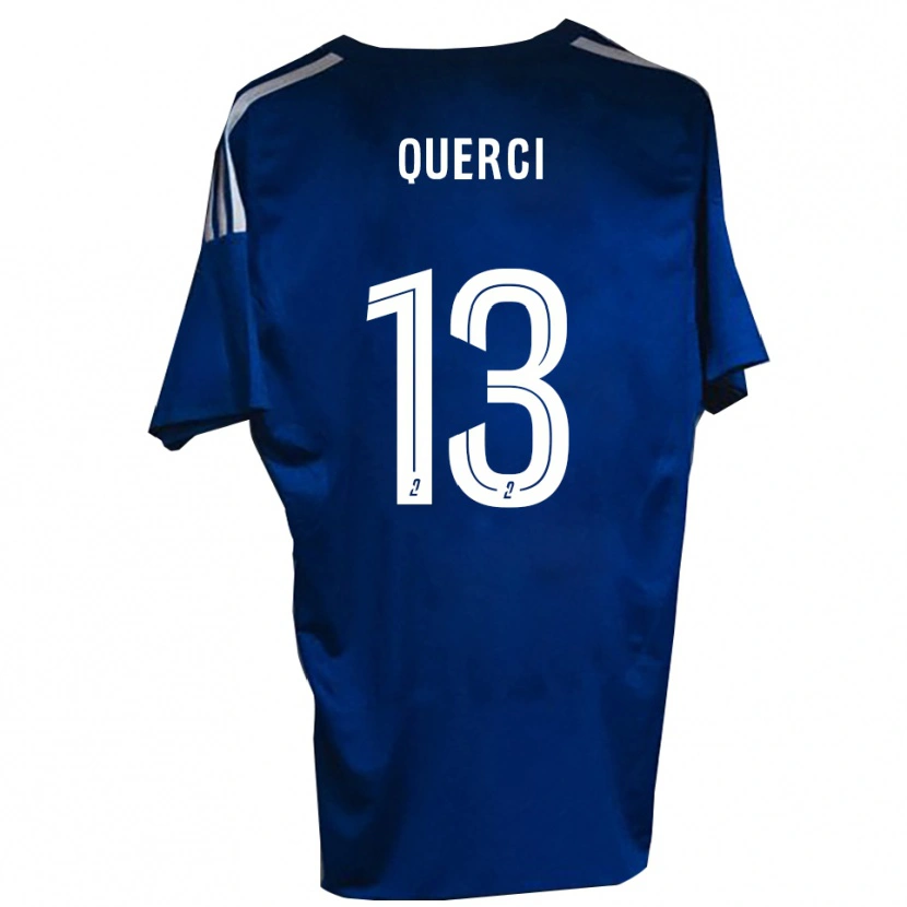 Danxen Dames Antoine-Dominique Querci #13 Blauw Wit Thuisshirt Thuistenue 2025/26 T-Shirt België
