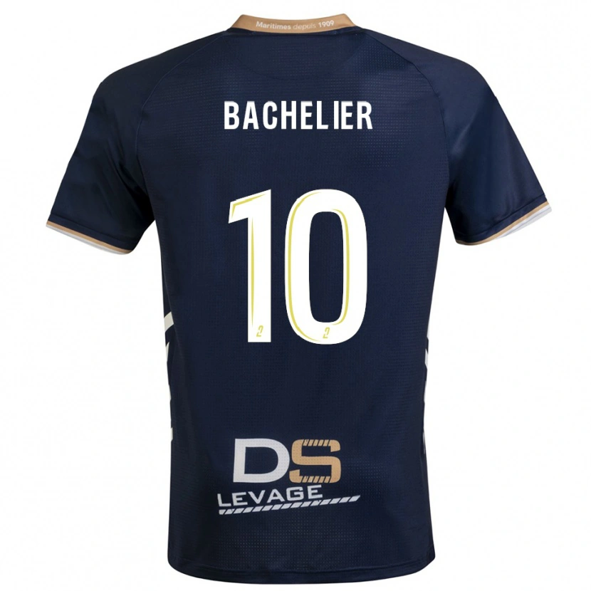 Danxen Dames Ilyann Bachelier #10 Marine Goud Thuisshirt Thuistenue 2025/26 T-Shirt België