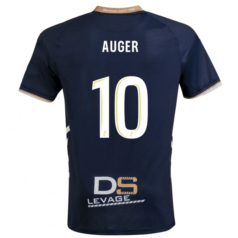 Danxen Dames Ibrahim Auger #10 Marine Goud Thuisshirt Thuistenue 2025/26 T-Shirt België