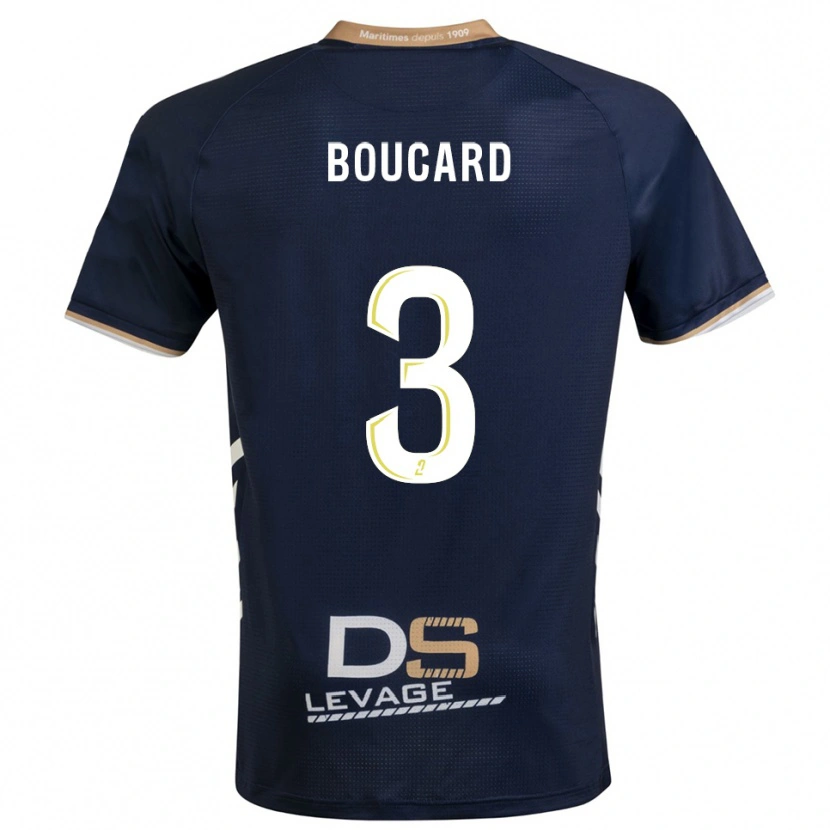 Danxen Dames Malone Boucard #3 Marine Goud Thuisshirt Thuistenue 2025/26 T-Shirt België
