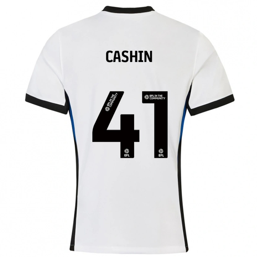Danxen Dames Eiran Cashin #41 Wit Blauw Uitshirt Uittenue 2025/26 T-Shirt België