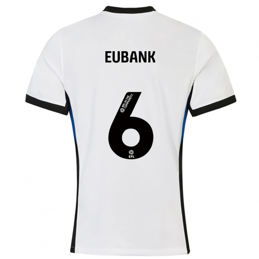 Danxen Dames Cameron Eubank #6 Wit Blauw Uitshirt Uittenue 2025/26 T-Shirt België