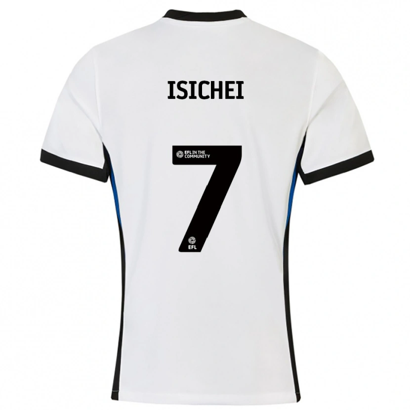 Danxen Dames Daniel Isichei #7 Wit Blauw Uitshirt Uittenue 2025/26 T-Shirt België