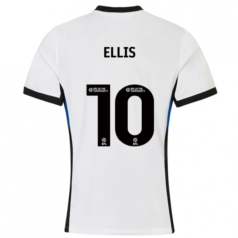 Danxen Dames O'shea Ellis #10 Wit Blauw Uitshirt Uittenue 2025/26 T-Shirt België