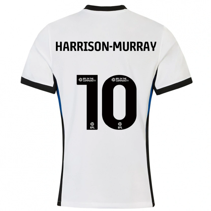 Danxen Dames Christie Harrison-Murray #10 Wit Blauw Uitshirt Uittenue 2025/26 T-Shirt België