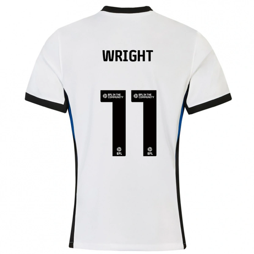 Danxen Dames Scott Wright #11 Wit Blauw Uitshirt Uittenue 2025/26 T-Shirt België