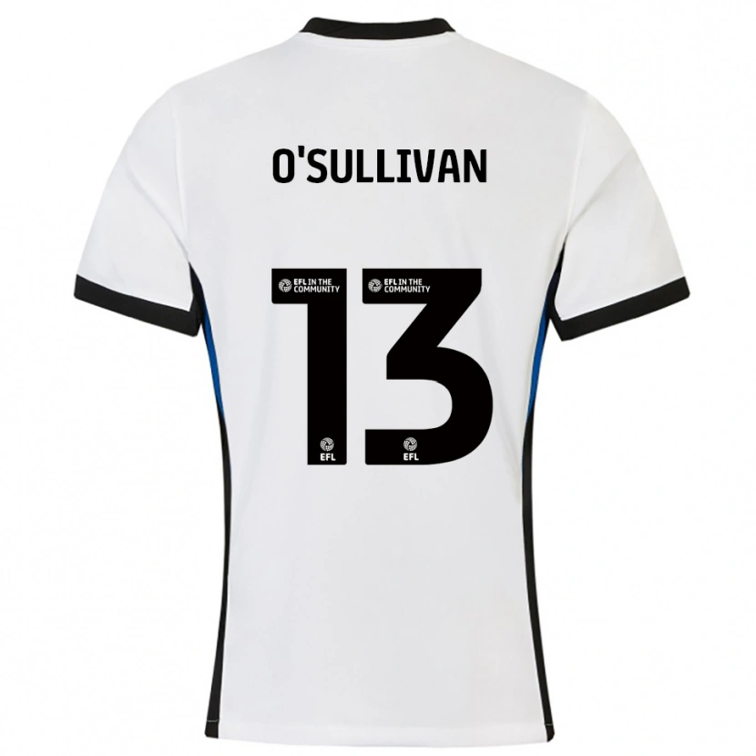 Danxen Dames William O'sullivan #13 Wit Blauw Uitshirt Uittenue 2025/26 T-Shirt België