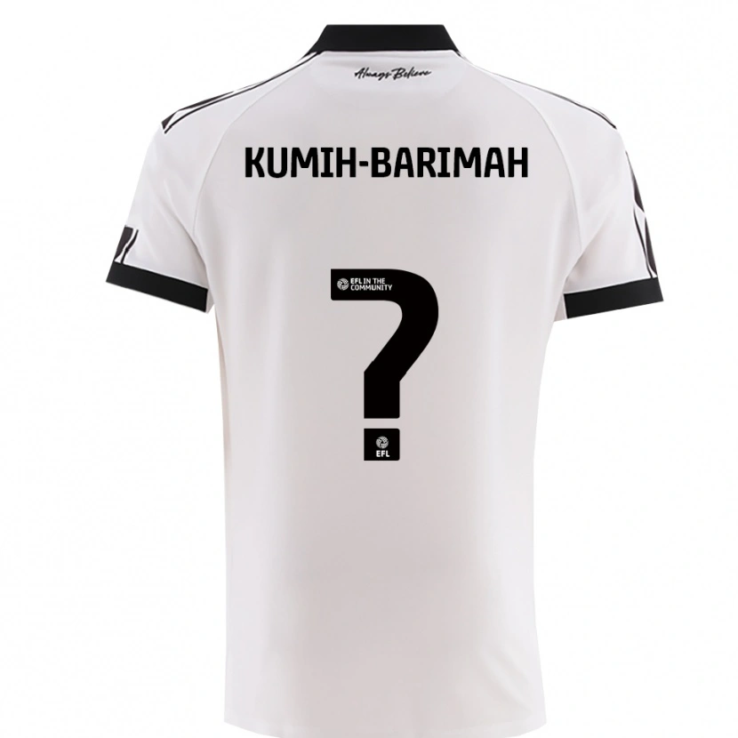 Danxen Dames Desmond Kumih-Barimah #0 Wit Zwart Uitshirt Uittenue 2025/26 T-Shirt België