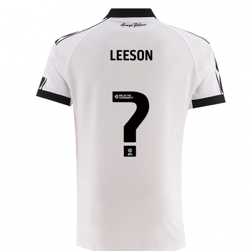Danxen Dames Harry Leeson #0 Wit Zwart Uitshirt Uittenue 2025/26 T-Shirt België