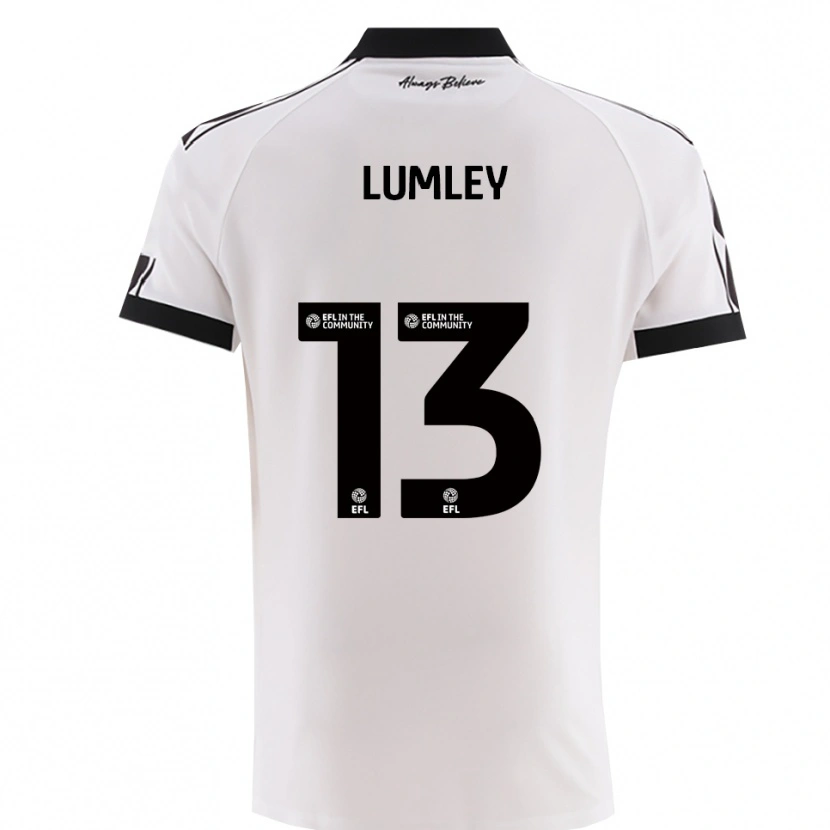 Danxen Dames Joe Lumley #13 Wit Zwart Uitshirt Uittenue 2025/26 T-Shirt België