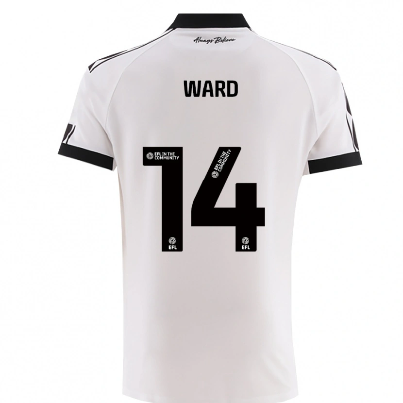 Danxen Dames Mari Ward #14 Wit Zwart Uitshirt Uittenue 2025/26 T-Shirt België