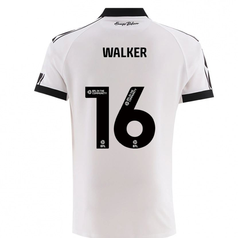 Danxen Dames Cavalli Walker #16 Wit Zwart Uitshirt Uittenue 2025/26 T-Shirt België
