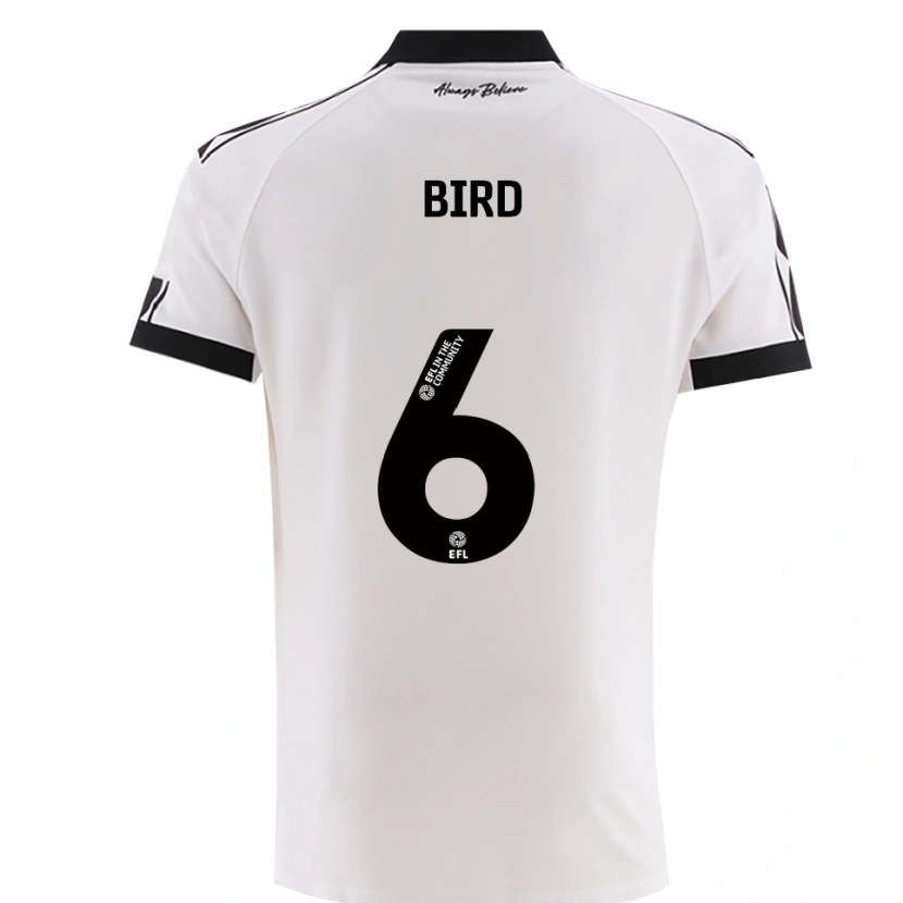 Danxen Dames Max Bird #6 Wit Zwart Uitshirt Uittenue 2025/26 T-Shirt België