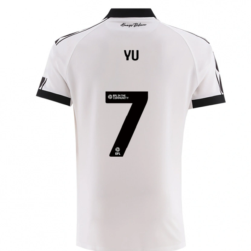Danxen Dames Yu Hirakawa #7 Wit Zwart Uitshirt Uittenue 2025/26 T-Shirt België