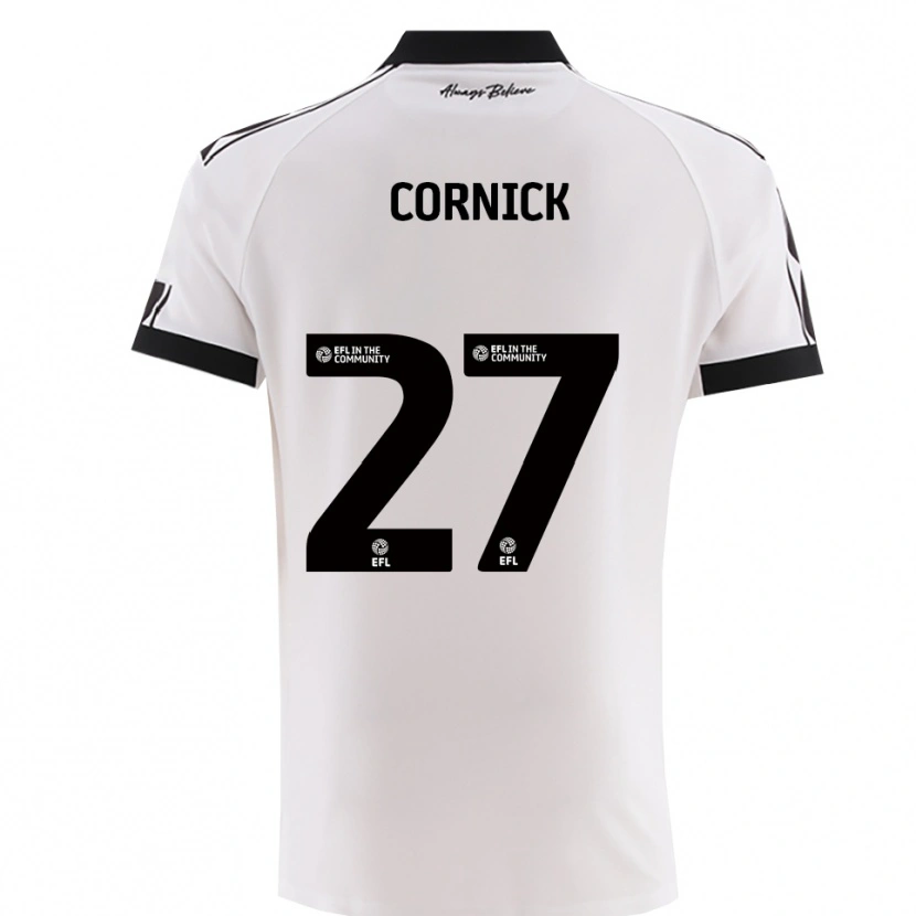 Danxen Dames Harry Cornick #27 Wit Zwart Uitshirt Uittenue 2025/26 T-Shirt België