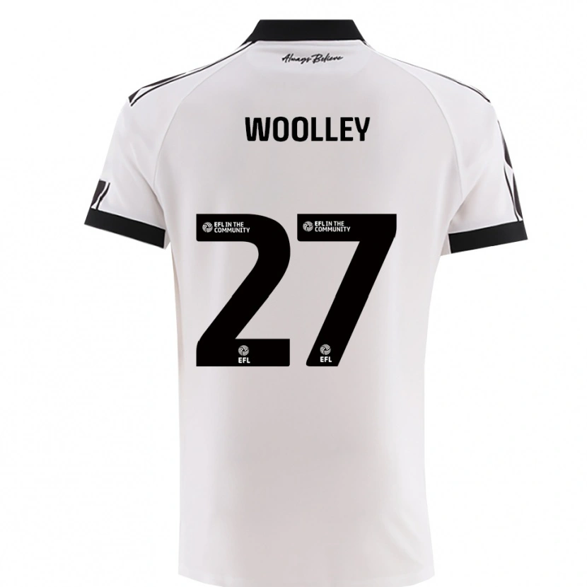 Danxen Dames Jesse Woolley #27 Wit Zwart Uitshirt Uittenue 2025/26 T-Shirt België